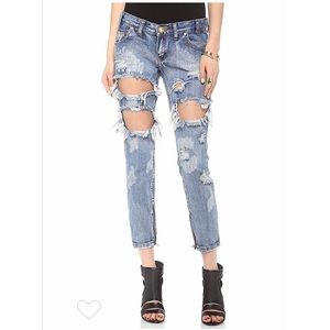 One Teaspoon Trashed Freebirds